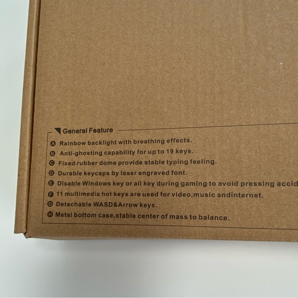 Skytech Gaming Keyboard K-1000 & M-1000 Mouse Rainbow Lighted Keyboard Bundle - Picture 13 of 14